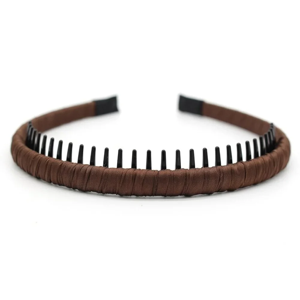 Non Slip Women's Hairband Plastic Cloth Daily Use Spa Party Yoga Accessory